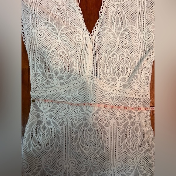 Anthropologie Yoana Baraschi crochet coverup boho dress women’s large embroider - Picture 9 of 11